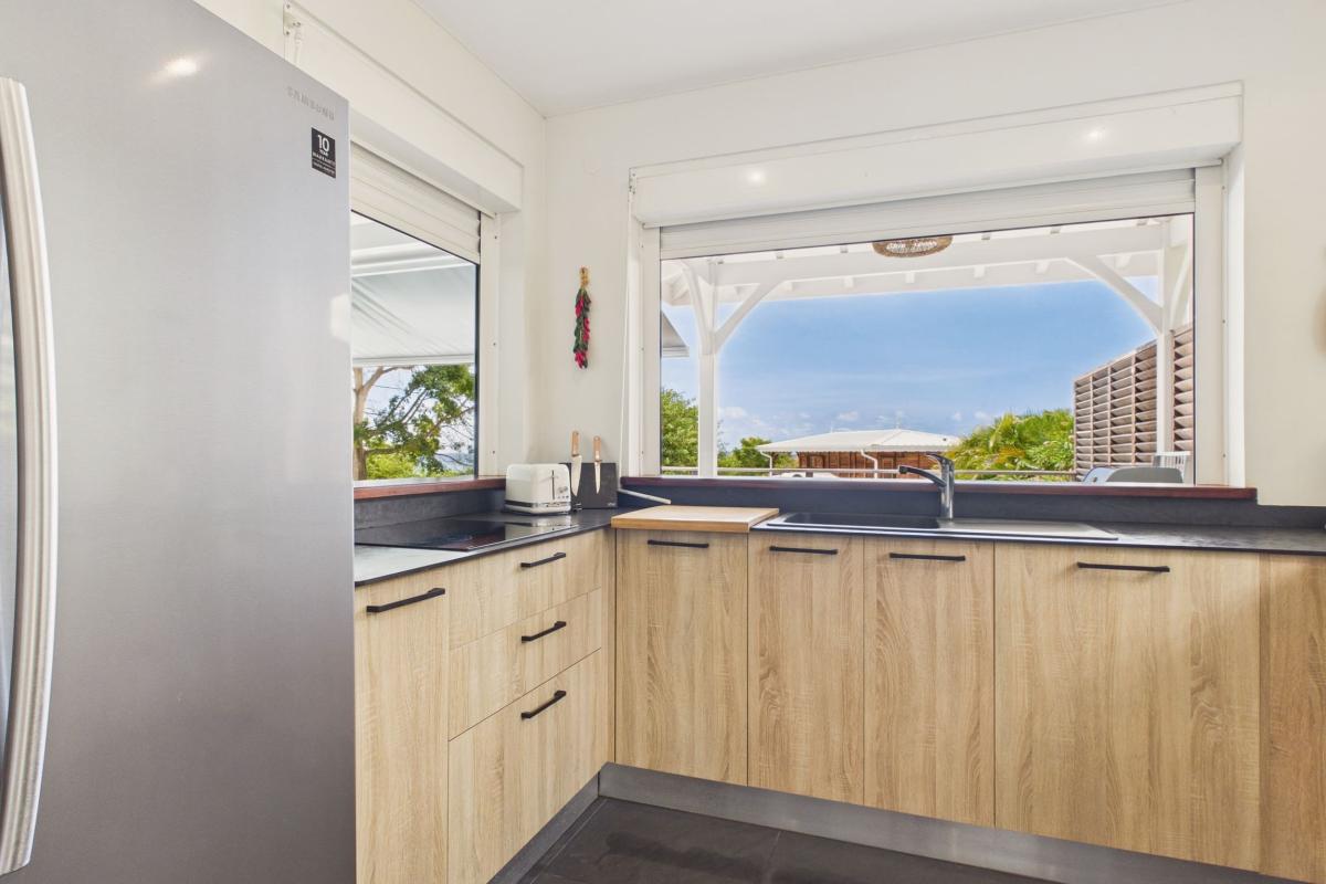 Location villa martinique 12 personnes 4 chambres - cuisine 1 